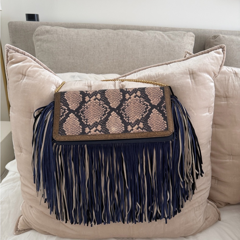 Sam Edelman Cross Body Bag with Fringe NWT - Picture 8 of 8